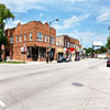 Commercial buildings on Archer Avenue